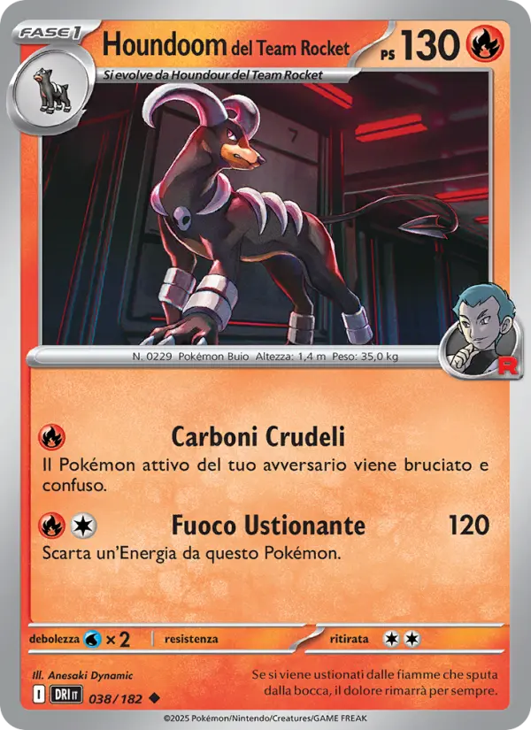 Houndoom del Team Rocket, Rivali Predestinati Nº 038