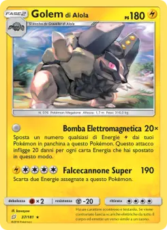 Golem di Alola, Gioco di Squadra No. 37 Normal