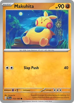 Makuhita, Paldea Evolved Nº 112 Normal