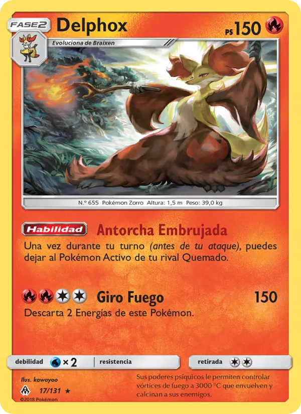Delphox, Luz Prohibida No. 17