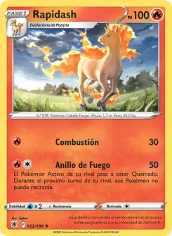 Rapidash, Resplandor Astral No. 022 Normal