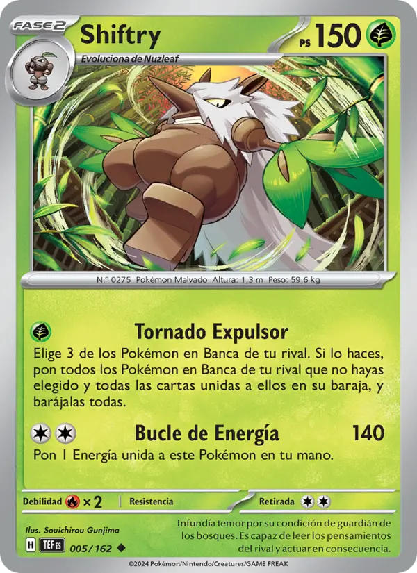 Shiftry, Fuerzas Temporales No. 005