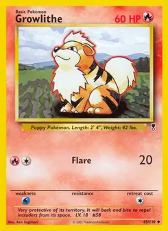 Growlithe, Legendary Collection Nº 45 Normal