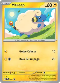 Mareep, SVP Black Star Promos No. 107 Normal
