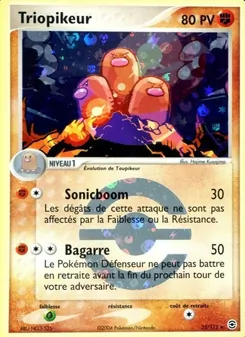 Triopikeur, EX Rouge Feu & Vert Feuille Nº 22 Normal