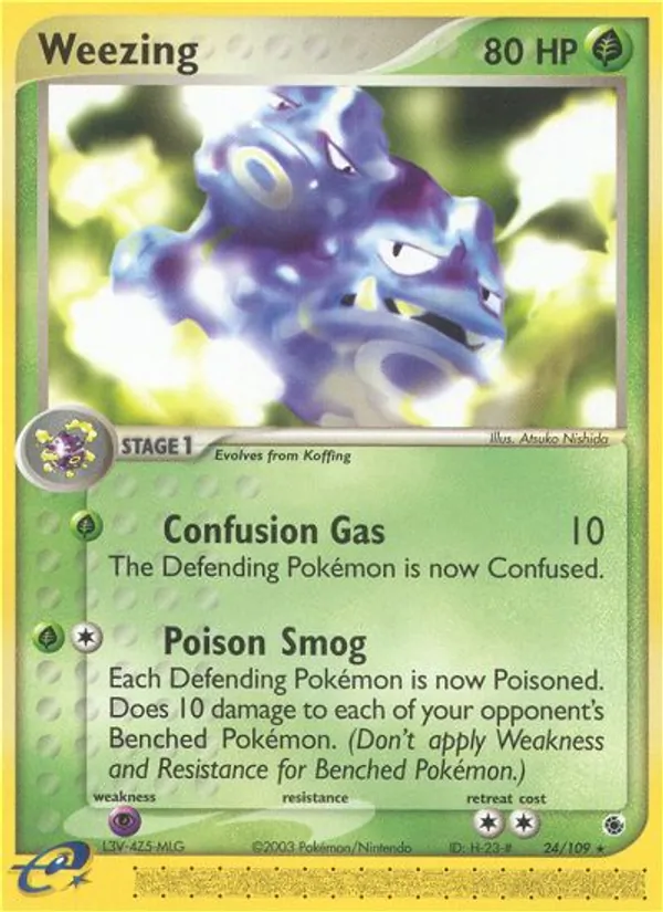 Weezing, Ruby & Sapphire Nº 24