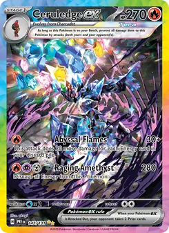Ceruledge ex, Prismatic Evolutions No. 147 Holo
