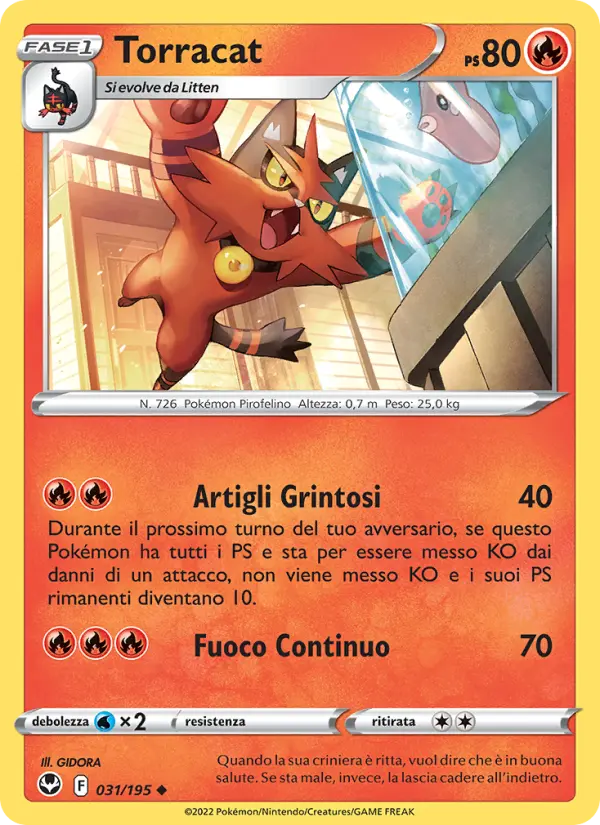 Torracat, Tempesta Argentata No. 031
