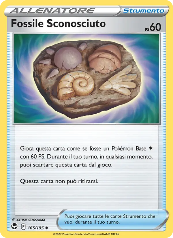 Fossile Sconosciuto, Tempesta Argentata Nº 165