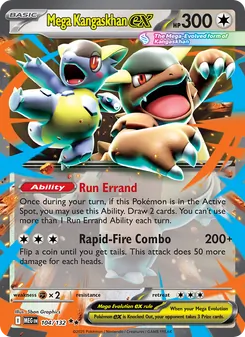 Mega Kangaskhan ex, Mega Evolution Nº 104 Holo