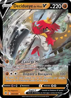 Decidueye de Hisui V, Resplandor Astral Nº 083 Holo