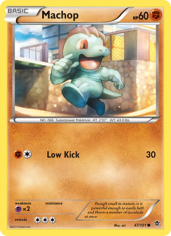 Machop, Plasma Blast Nº 47