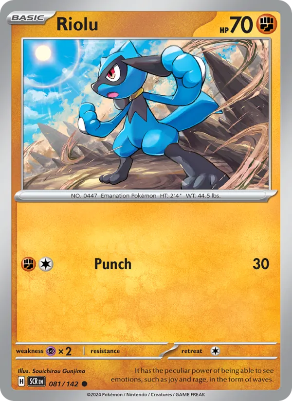 Riolu, Stellar Crown No. 081