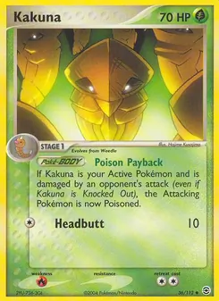 Kakuna, FireRed & LeafGreen No. 36 Normal