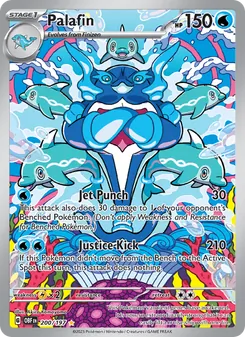 Palafin, Obsidian Flames No. 200 Holo