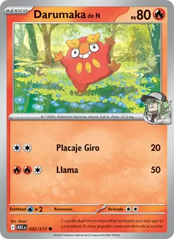 Darumaka de N, Héroes Ascendentes Nº 032 Normal