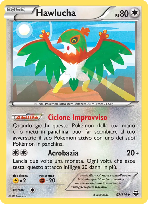 Hawlucha, Vapori Accesi No. 97