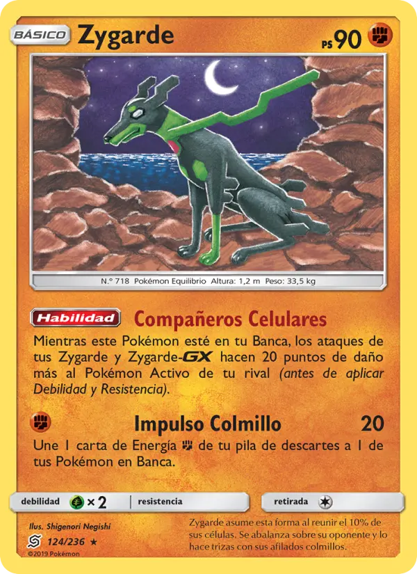 Zygarde, Mentes Unidas Nº 124