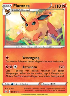 Flamara, SCSC Promokarten Nº SWSH041 Holo