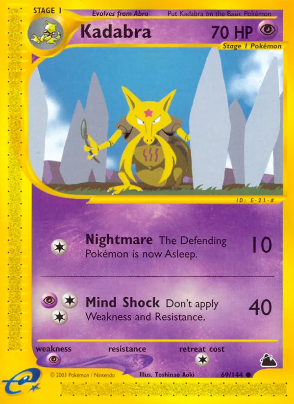 Kadabra, Skyridge No. 69