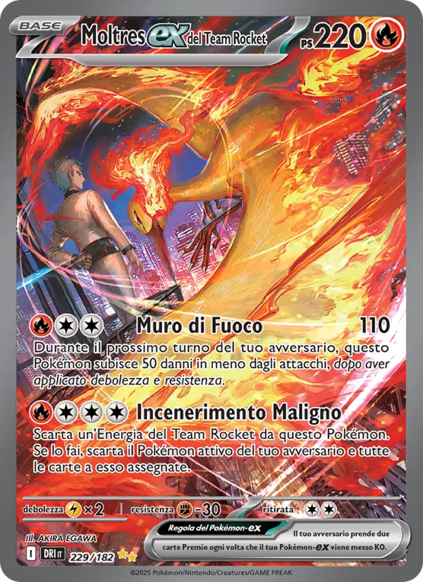 Moltres-ex del Team Rocket, Rivali Predestinati Nº 229