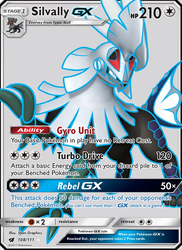Silvally GX, Crimson Invasion Nº 108