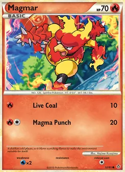 Magmar, Unleashed Nº 52 Normal