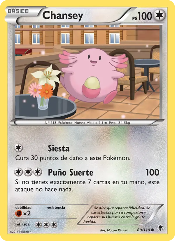 Chansey, Fuerzas Fantasmales No. 80