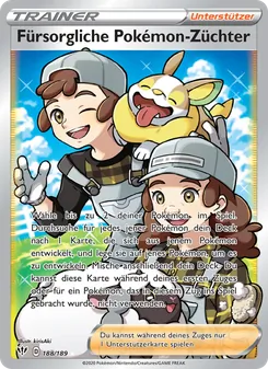 Fürsorgliche Pokémon-Züchter, Flammende Finsternis Nº 188 Holo