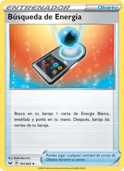 Búsqueda de Energía, Espada y Escudo Nº 161 Normal