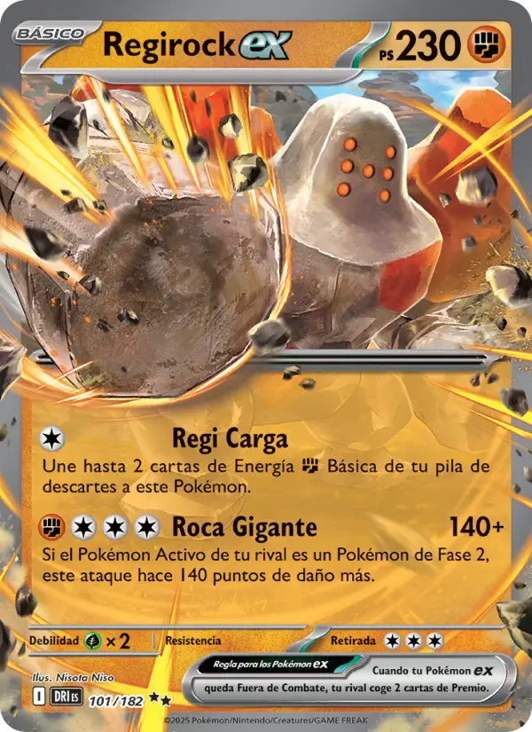 Regirock ex, Rivales Predestinados No. 101