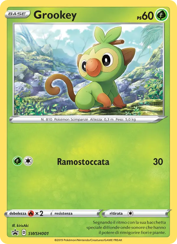 Grookey, SPSC Promo No. SWSH001
