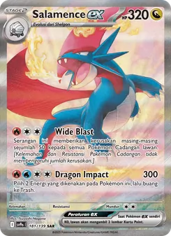 Salamence ex, Ikatan Takdir Nº 181 Normal