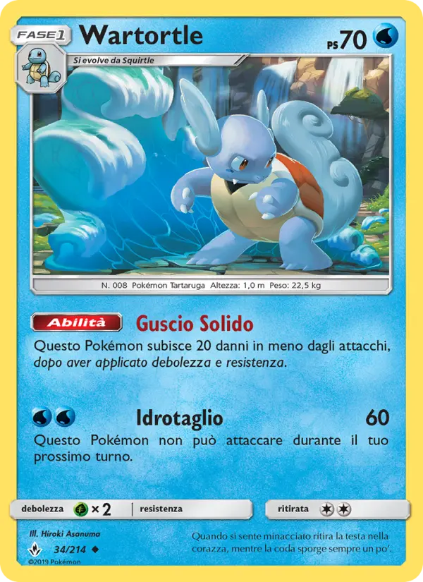 Wartortle, Legami Inossidabili Nº 34