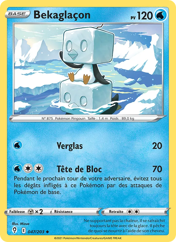 Bekaglaçon, Évolution Céleste Nº 47