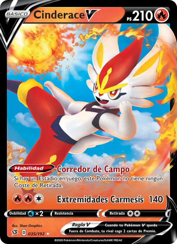 Cinderace V, Choque Rebelde No. 35