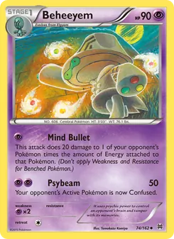 Beheeyem, BREAKthrough No. 74 Normal
