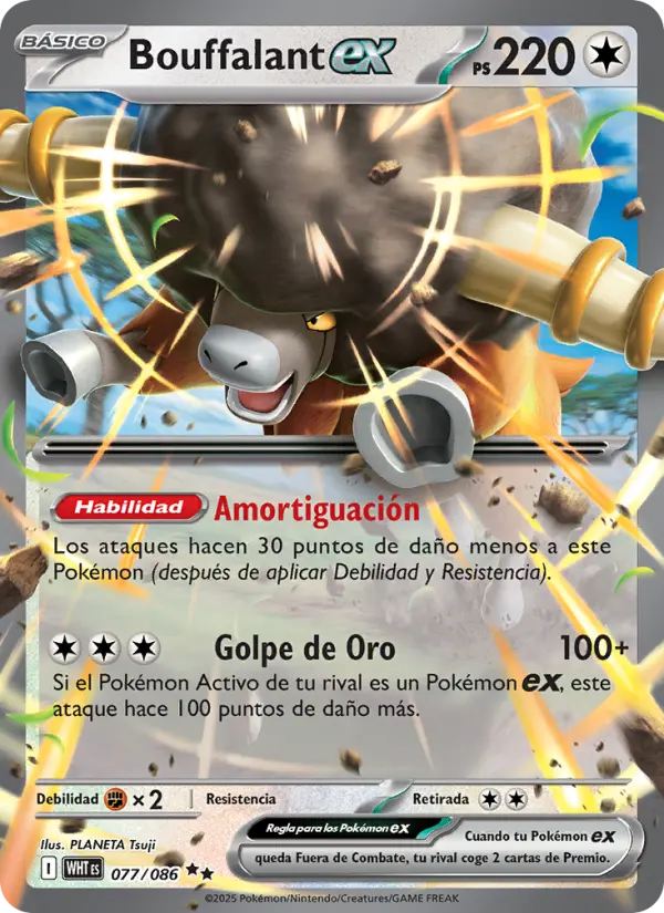 Bouffalant ex, Llama Blanca No. 077