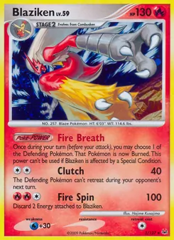 Blaziken, Platinum No. 3