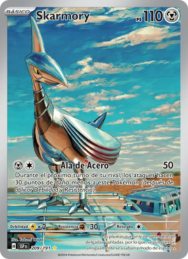 Skarmory, Chispas Fulgurantes No. 209