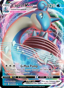Lapras VMAX, Sword & Shield Nº 50 Holo