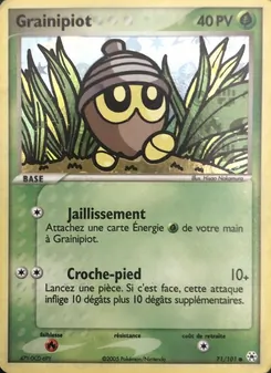 Grainipiot, EX Légendes Oubliées Nº 71 Normal