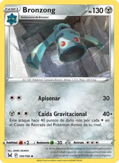 Bronzong, Origen Perdido No. 126 Normal