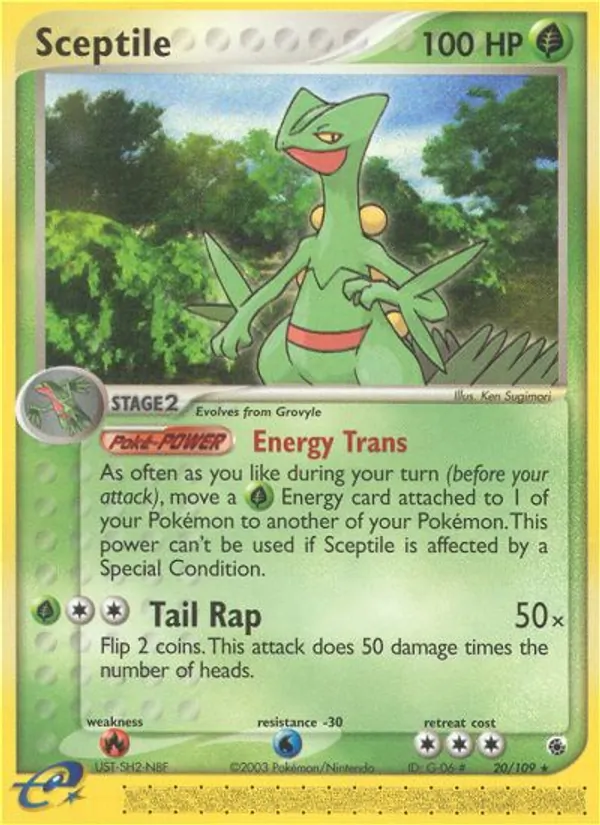 Sceptile, Ruby & Sapphire No. 20