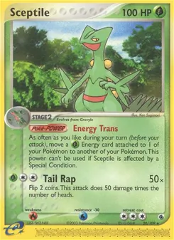 Sceptile, Ruby & Sapphire No. 20 Normal