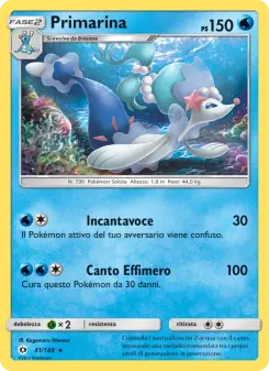 Primarina, Sole e Luna Nº 41 Normal