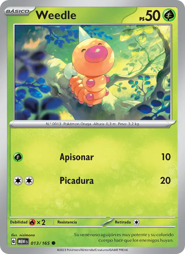 Weedle, 151 No. 013