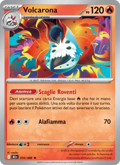 Volcarona, Luce Nera No. 016 Holo