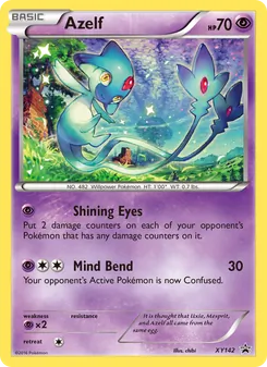 Azelf, XY Black Star Promos No. XY142 Normal