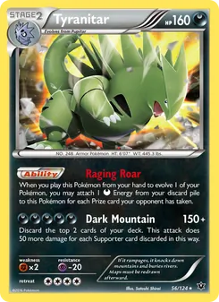 Tyranitar, Fates Collide No. 56 Normal